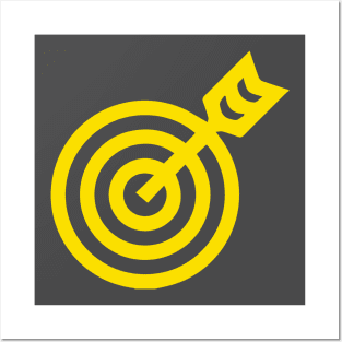 Bullseye, the Icon (Yellow) Posters and Art